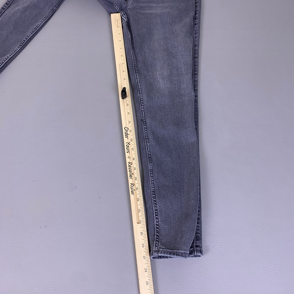 Old Navy Rockstar Jeans Size 10 Super Skinny Extra High-Rise Gray 360 Stretch - Picture 8 of 11